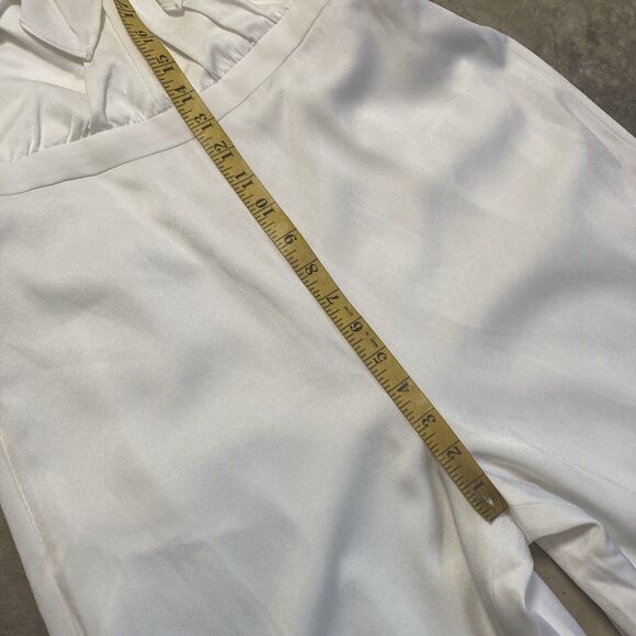 Rachel Zoe Jumpsuit Womens 8 White Bridgette Sleeveless‎ Wide Leg Day Party - Picture 4 of 12
